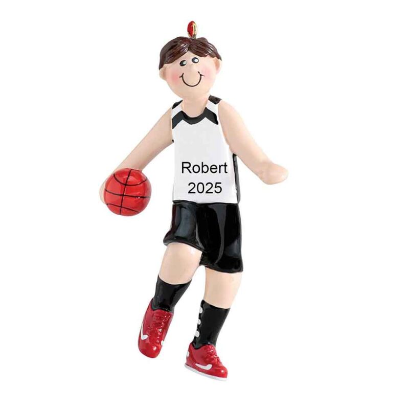Personalized Boy Basketball Ornament 2025