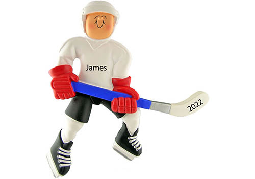 Personalized Hockey Christmas Ornament 2025