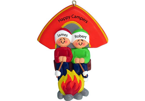 Personalized Camping Christmas Ornament 2025